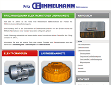 Tablet Screenshot of himmelmann-magnete.de